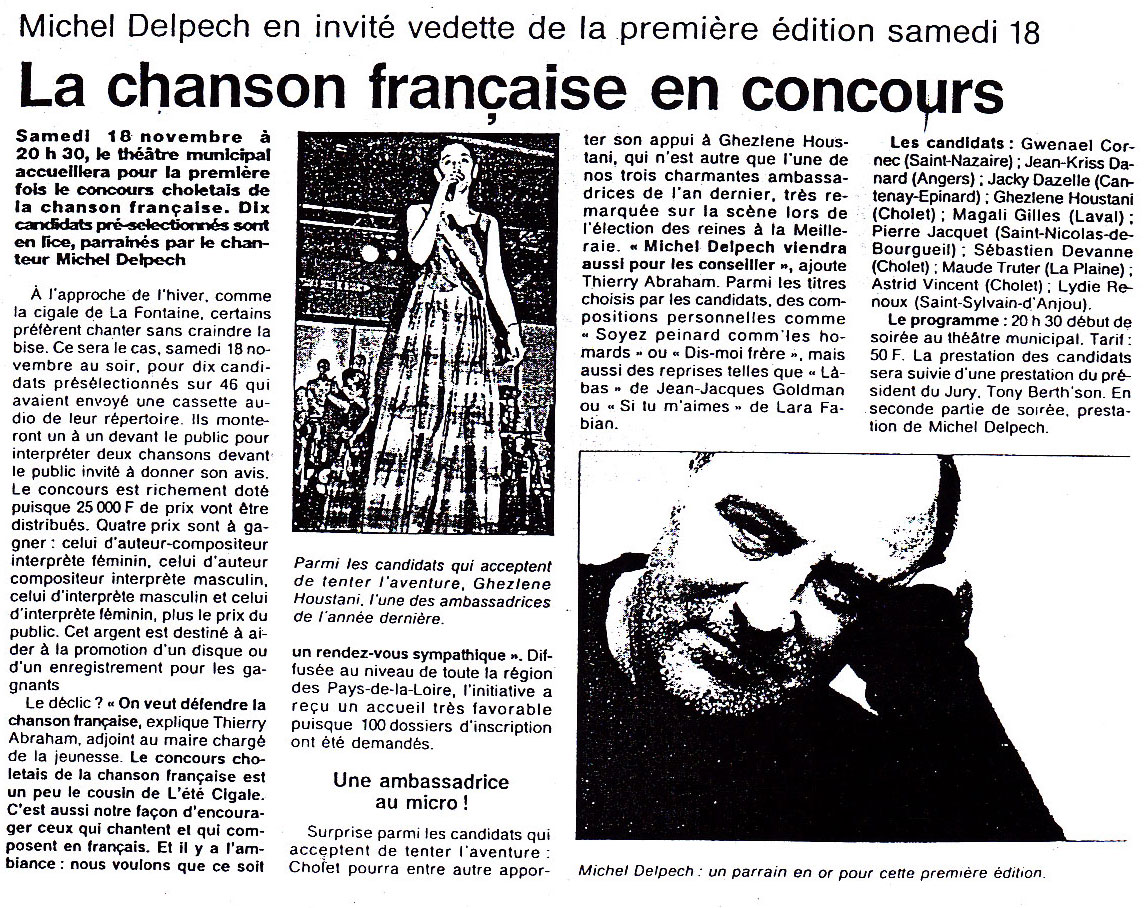 Concours Choletais de la chanson française